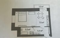 Продажа 1-комнатной квартиры, 29.5 м² в Астане - фото 3