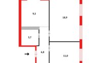 Продажа 2-комнатной квартиры, 53 м² в Караганде - фото 8