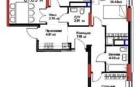 Продажа 3-комнатной квартиры, 82 м² в Астане