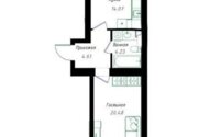 Продажа 1-комнатной квартиры, 45 м² в Астане