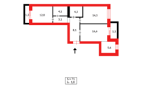 Продажа 3-комнатной квартиры, 70 м² в Караганде - фото 21