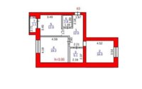 Продажа 2-комнатной квартиры, 68 м² в Караганде - фото 14
