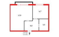 Продажа 1-комнатной квартиры, 34 м² в Караганде - фото 11