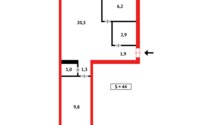 Продажа 2-комнатной квартиры, 46 м² в Темиртау - фото 12