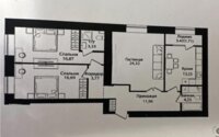 Продажа 3-комнатной квартиры, 96.34 м² в Астане