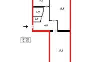 Продажа 2-комнатной квартиры, 48 м² в Темиртау - фото 2