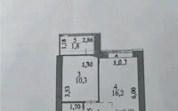 Продажа 1-комнатной квартиры, 38 м² в Астане