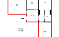 Продажа 3-комнатной квартиры, 65 м² в Караганде - фото 9