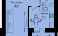 Продажа 1-комнатной квартиры, 39 м² в Астане