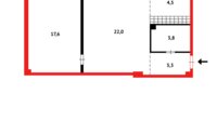 Продажа 2-комнатной квартиры, 58 м² в Караганде - фото 8