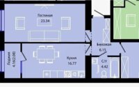 Продажа 2-комнатной квартиры, 70.15 м² в Астане - фото 6