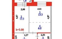 Продажа 2-комнатной квартиры, 46.3 м² в Астане - фото 4