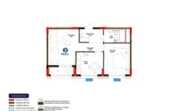 Продажа 2-комнатной квартиры, 55.37 м² в Астане