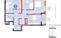 Продажа 3-комнатной квартиры, 87 м² в Астане