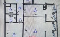 Продажа 2-комнатной квартиры, 74.4 м² в Алматы