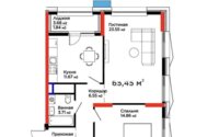 Продажа 2-комнатной квартиры, 66 м² в Астане
