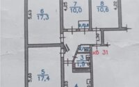 Продажа 4-комнатной квартиры, 74 м² в Алматы