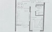 Продажа 2-комнатной квартиры, 46.56 м² в Алматы