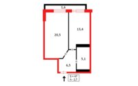 Продажа 1-комнатной квартиры, 47.1 м² в Астане - фото 9