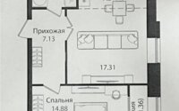 Продажа 2-комнатной квартиры, 52.1 м² в Астане - фото 4