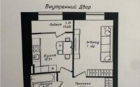 Продажа 1-комнатной квартиры, 40 м² в Астане