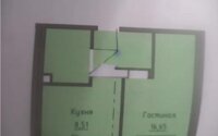 Продажа 1-комнатной квартиры, 35.24 м² в Астане