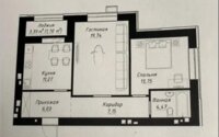 Продажа 2-комнатной квартиры, 64 м² в Астане