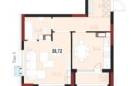 Продажа 1-комнатной квартиры, 38 м² в Астане