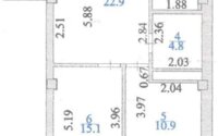 Продажа 3-комнатной квартиры, 69 м² в Астане - фото 5