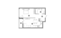 Продажа 2-комнатной квартиры, 44 м² в Астане