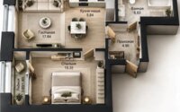 Продажа 2-комнатной квартиры, 53 м² в Астане