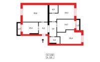 Продажа 4-комнатной квартиры, 130 м² в Караганде - фото 29