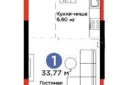 Продажа 1-комнатной квартиры, 34 м² в Алматы