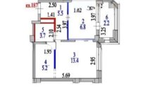 Продажа 2-комнатной квартиры, 37 м² в Астане - фото 2
