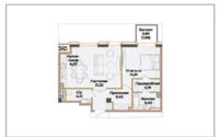 Продажа 2-комнатной квартиры, 67 м² в Алматы