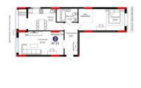 Продажа 2-комнатной квартиры, 67.4 м² в Астане - фото 4