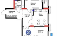 Продажа 3-комнатной квартиры, 75 м² в Астане