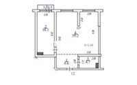 Продажа 2-комнатной квартиры, 67.1 м² в Алматы