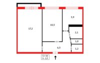Продажа 2-комнатной квартиры, 44 м² в Караганде - фото 12