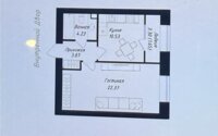 Продажа 1-комнатной квартиры, 40 м² в Астане