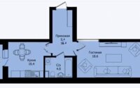 Продажа 1-комнатной квартиры, 42 м² в Астане