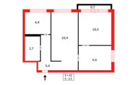 Продажа 3-комнатной квартиры, 42 м² в Караганде - фото 9