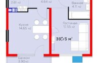 Продажа 1-комнатной квартиры, 40 м² в Алматы - фото 3