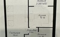 Продажа 1-комнатной квартиры, 39.6 м² в Астане
