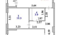 Продажа 2-комнатной квартиры, 65 м² в Астане