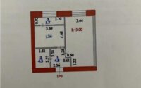 Продажа 1-комнатной квартиры, 41.3 м² в Астане