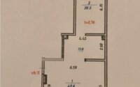 Продажа 2-комнатной квартиры, 72.7 м² в Алматы