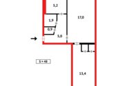 Продажа 2-комнатной квартиры, 48 м² в Темиртау - фото 10