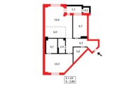 Продажа 3-комнатной квартиры, 70 м² в Астане - фото 10