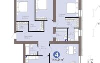 Продажа 4-комнатной квартиры, 144.9 м² в Астане